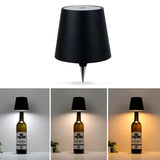 💡 LED Bottle Table Lamp — Stylish, Portable & Dimmable for Indoor and Outdoor Spaces