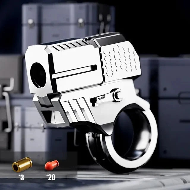 🔫 Ring Fidget Gun – Stress-Relieving Toy with EDC Alloy Durability