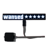 🎮 Wanted Level LED Car Sign – Inspired by GTA for Game Enthusiasts