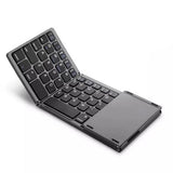 ⌨️ Foldable Bluetooth Keyboard — Compact, Durable & Multi-Touch Touchpad Equipped