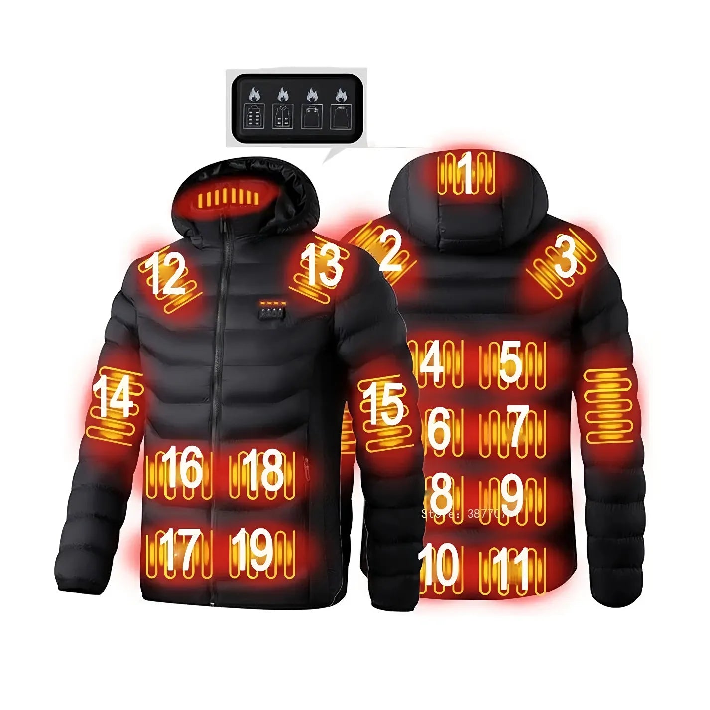 🧥 Heated Jacket – Stay Warm Anywhere with Advanced Heating Technology 🔥