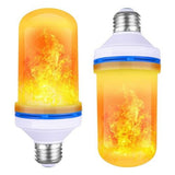 🔥 2x LED Flame Effect Light Bulbs – Realistic Fire Ambiance