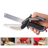 ✂️ Chop Kitchen Scissors with Cutting Board – All-in-One Food Prep Made Easy