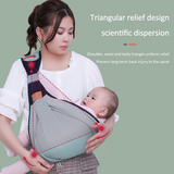 👶 Baby Shoulder Carrier – Breathable & Adjustable Wrap for Newborns to Toddlers