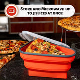 🍕 Silicone Pizza Pack Box – Reusable & Airtight Pizza Storage Solution