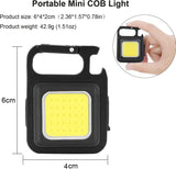 🔦  Cob Keychain Work Light — Compact Illumination & Versatile Design