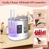 💄 3-in-1 Electric Makeup Brush Cleaner – Effortless Cleaning, Drying, and Storage