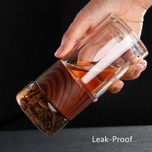 🍵 Portable Glass Tea Infuser – Brew & Enjoy Tea On the Go