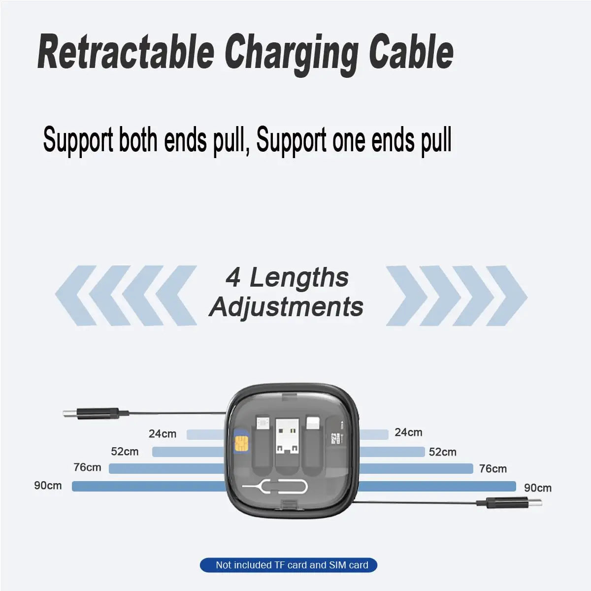 📦 Multifunctional Cable Storage Box — Compact 60W Fast Charging Set for Tech Enthusiasts