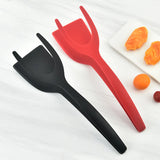 🍳  2-In-1 Spatula Tongs — Precision & Convenience for Perfect Cooking