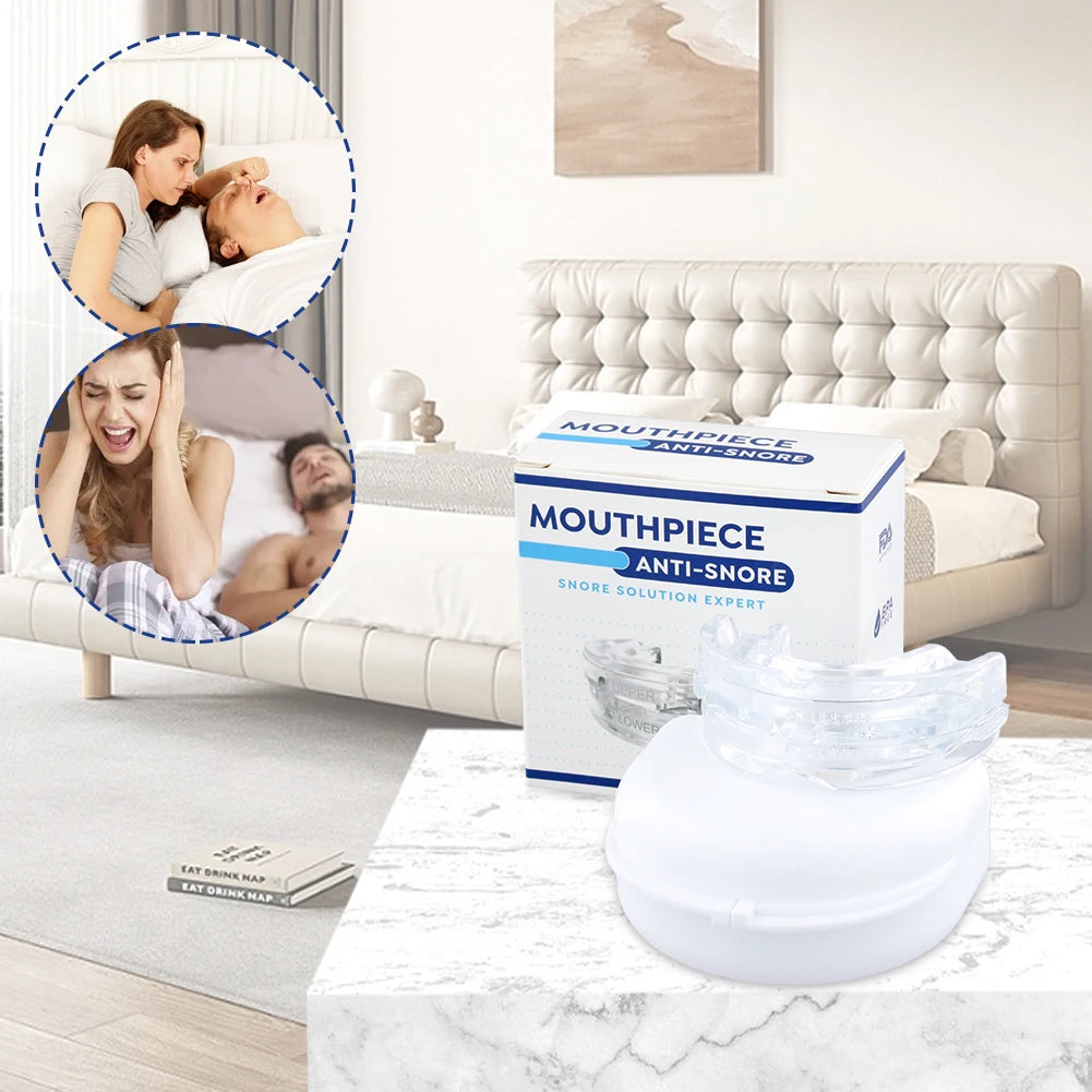 😴 Anti-Snoring Mouth Guard – Comfortable & Effective Sleep Aid