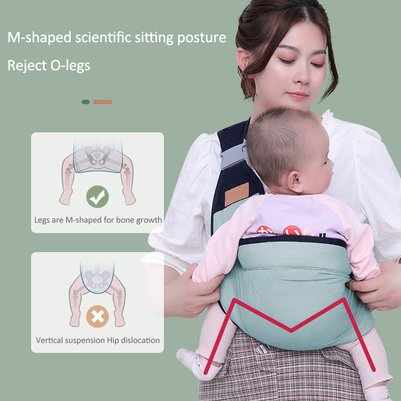 👶 Baby Shoulder Carrier – Breathable & Adjustable Wrap for Newborns to Toddlers