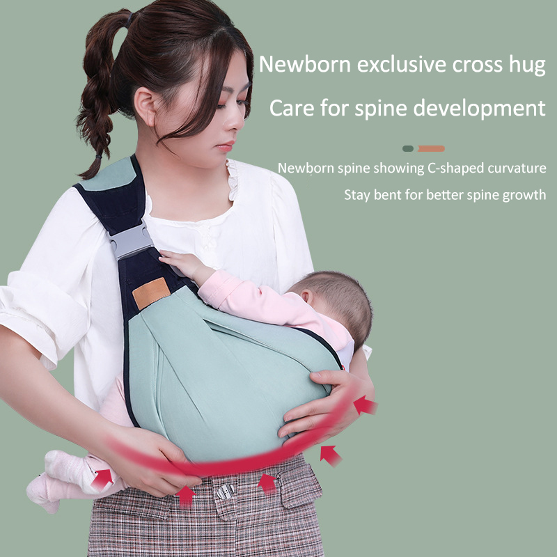 👶 Baby Shoulder Carrier – Breathable & Adjustable Wrap for Newborns to Toddlers