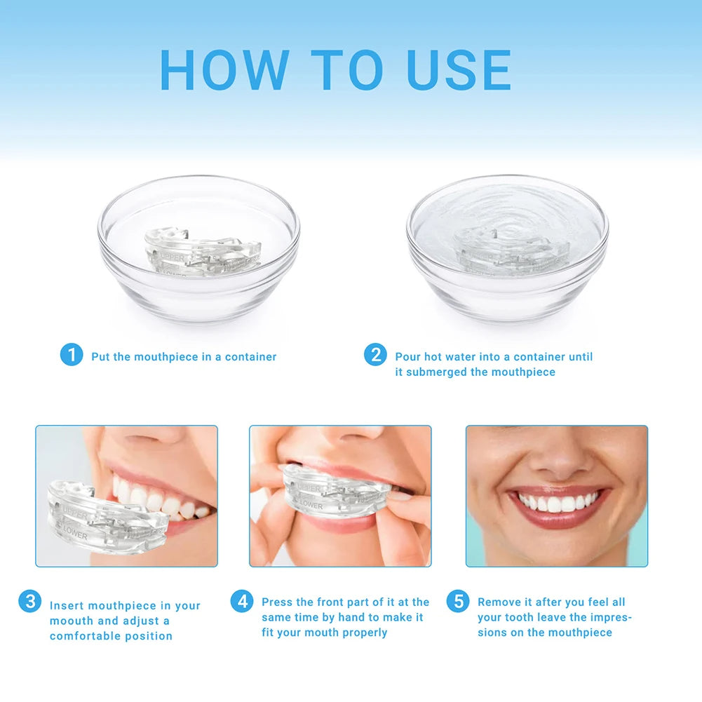 😴 Anti-Snoring Mouth Guard – Comfortable & Effective Sleep Aid