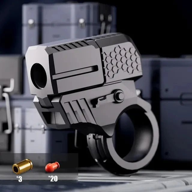 🔫 Ring Fidget Gun – Stress-Relieving Toy with EDC Alloy Durability