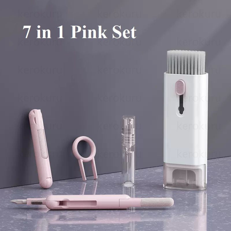 🧹 7 in 1 Multifunctional Cleaning Kit – Comprehensive Cleaning Solution for Electronics & Devices