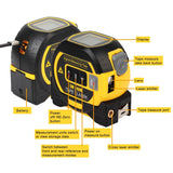 📏 3-in-1 Laser Measure Tape – Precision Measuring Tool for Professionals & DIY Enthusiasts